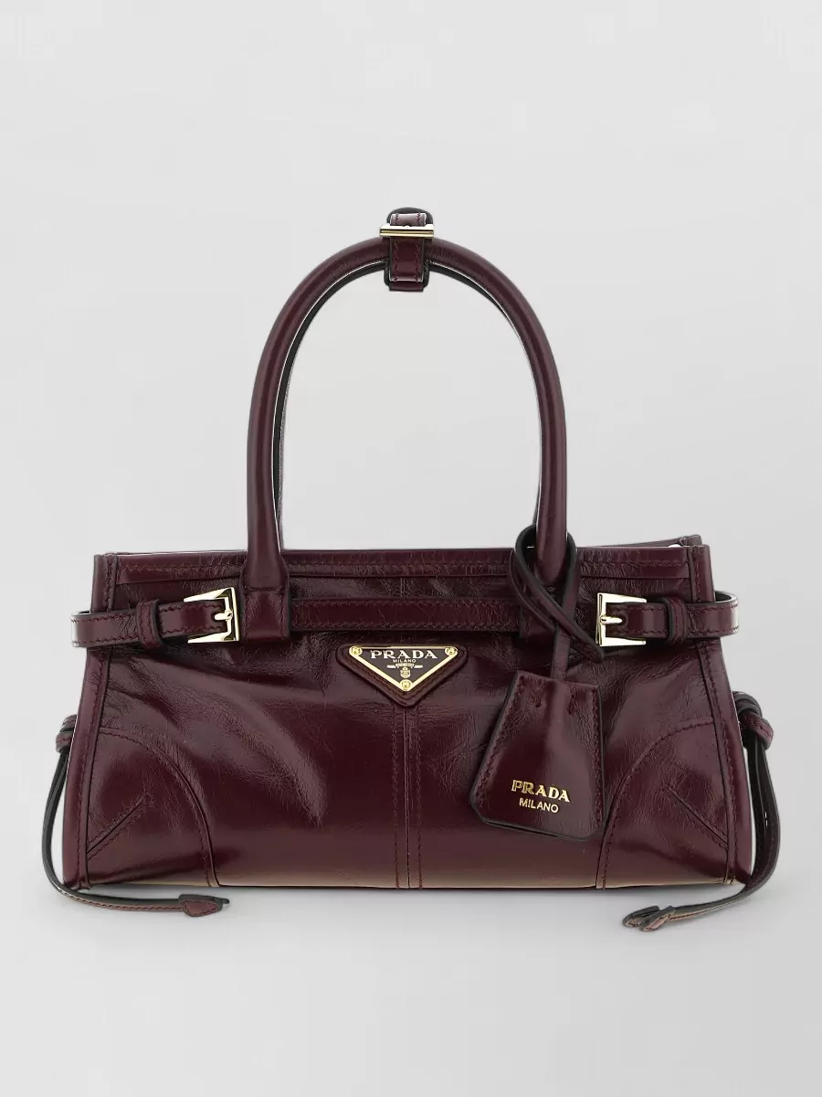 Prada bonnie mini leather shoulder bag