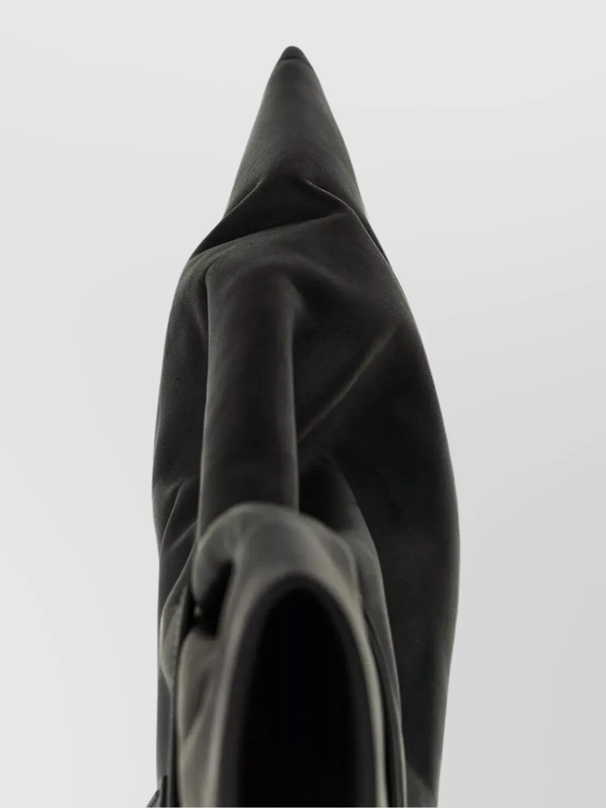 Rick Owens Leather Boots Transparent Heel