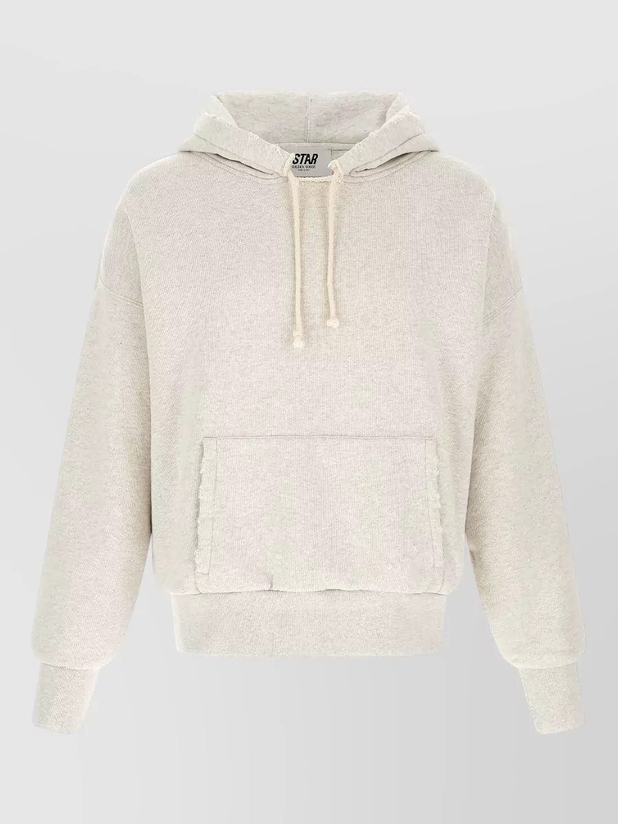 Golden Goose cotton destroyed-wash hoodie