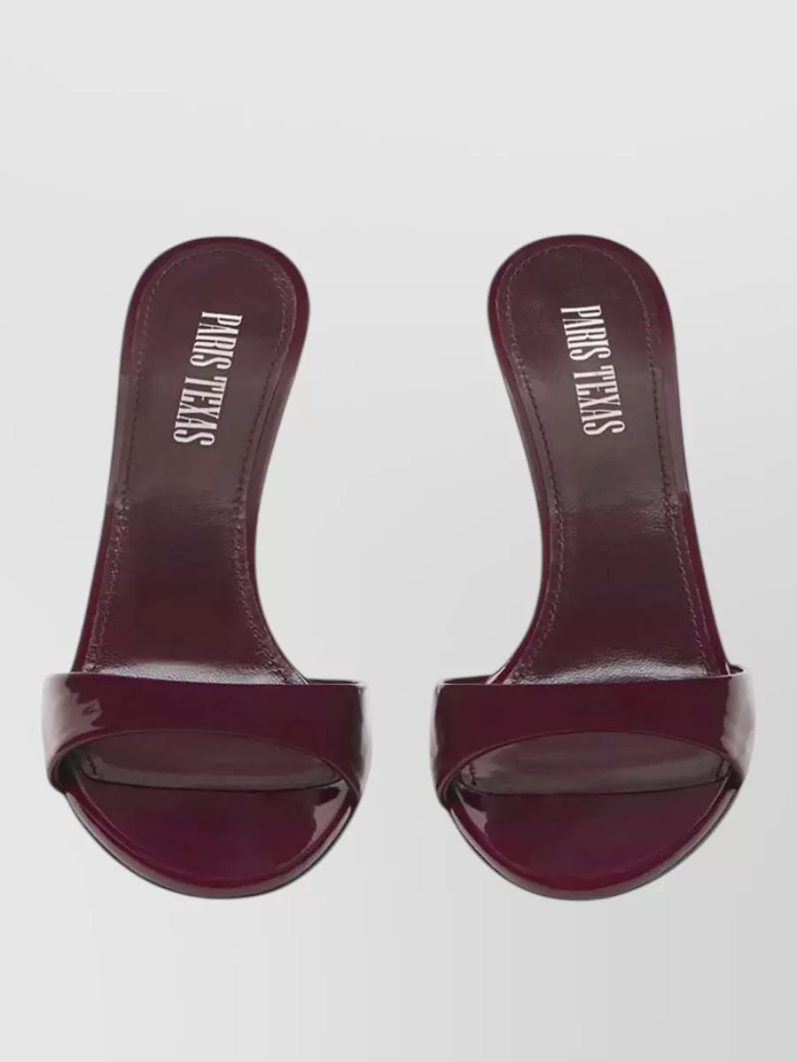 Paris Texas Patent Leather Mules