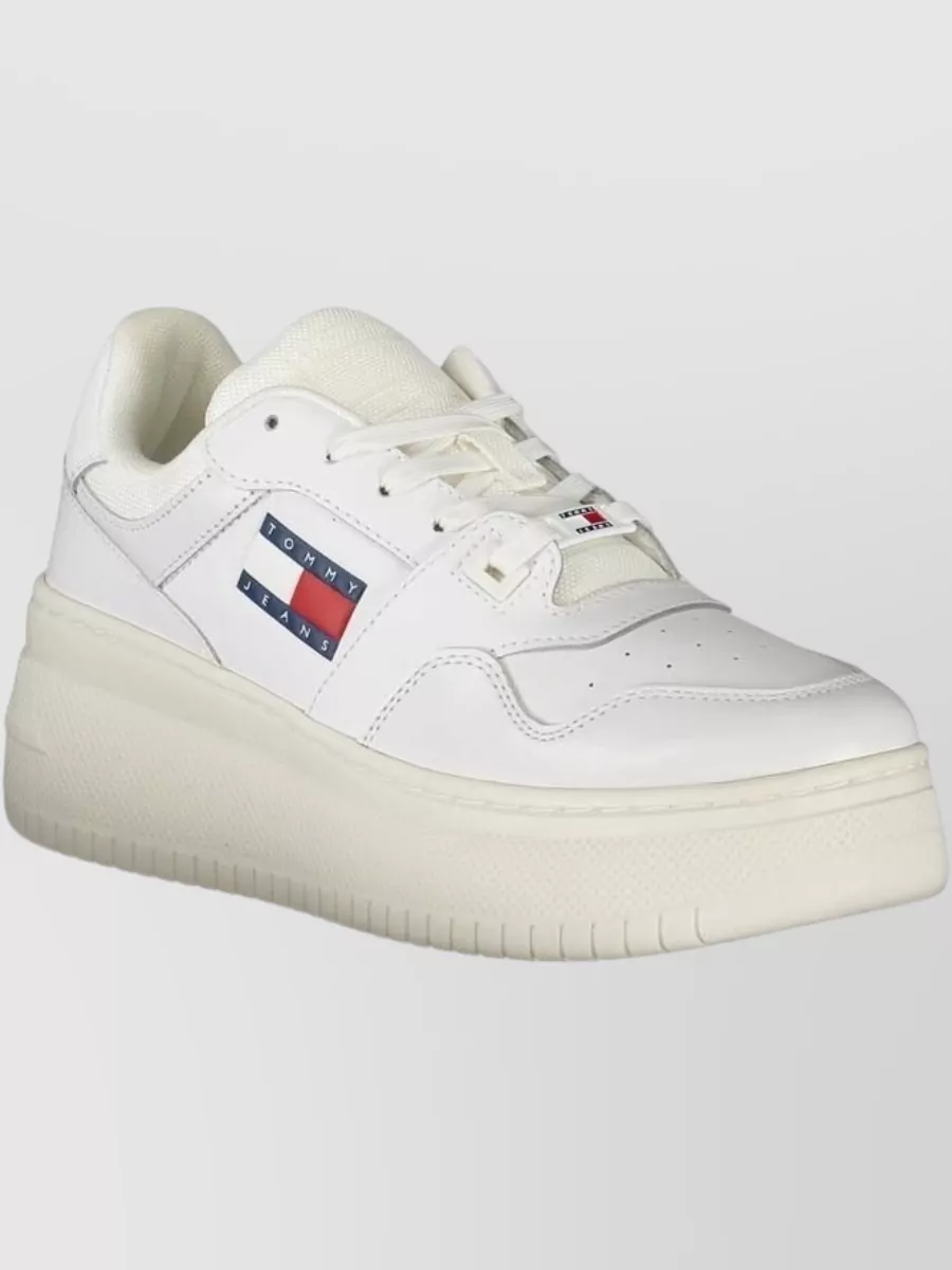Tommy Hilfiger Leather Low-Top Sneakers