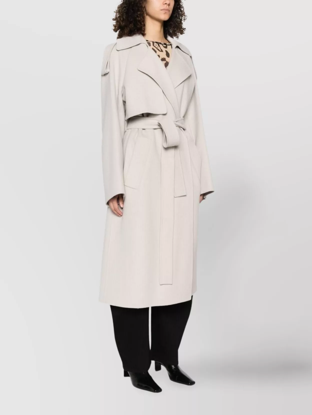 Sportmax Waist Belted Long Length Coat