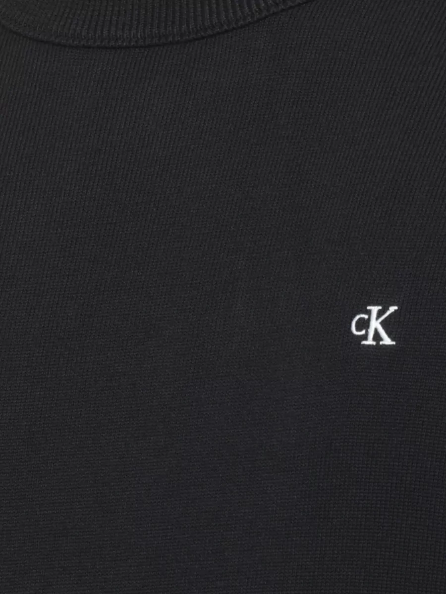 Calvin Klein Cotton Crewneck Long-Sleeve T-Shirt