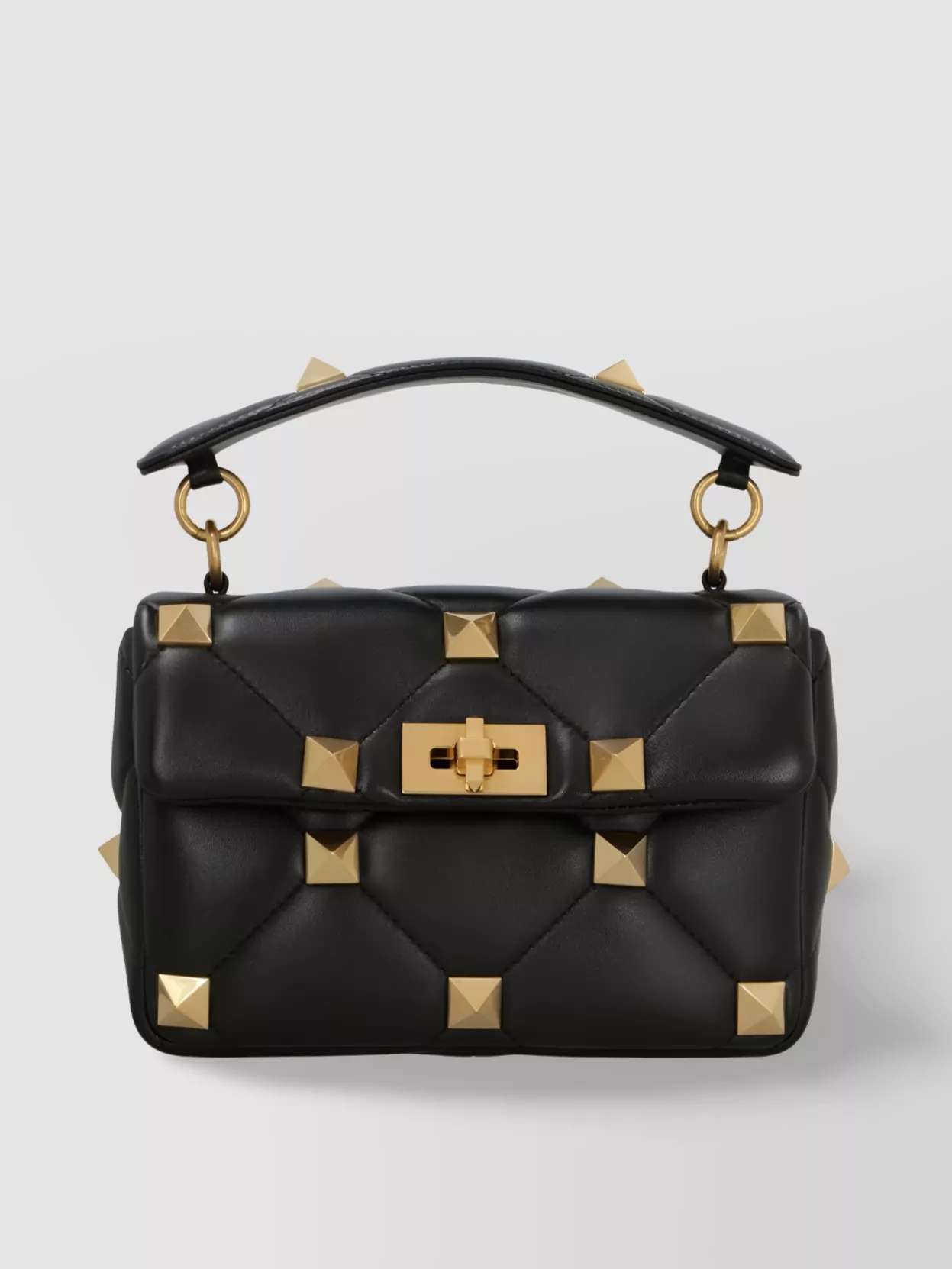 Shop Valentino Quilted Chain Mini Bags In Black