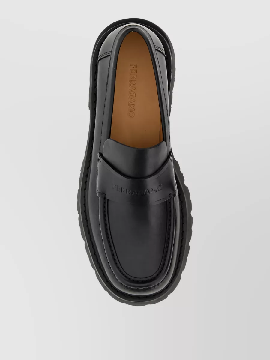 Ferragamo Leather Loafers