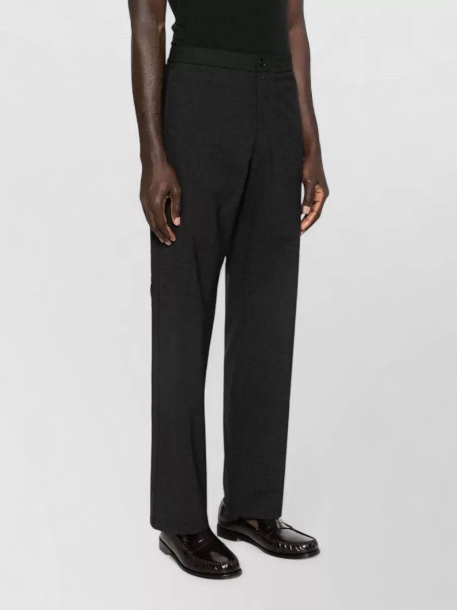 Emporio Armani Regular-Fit Straight-Leg Trousers