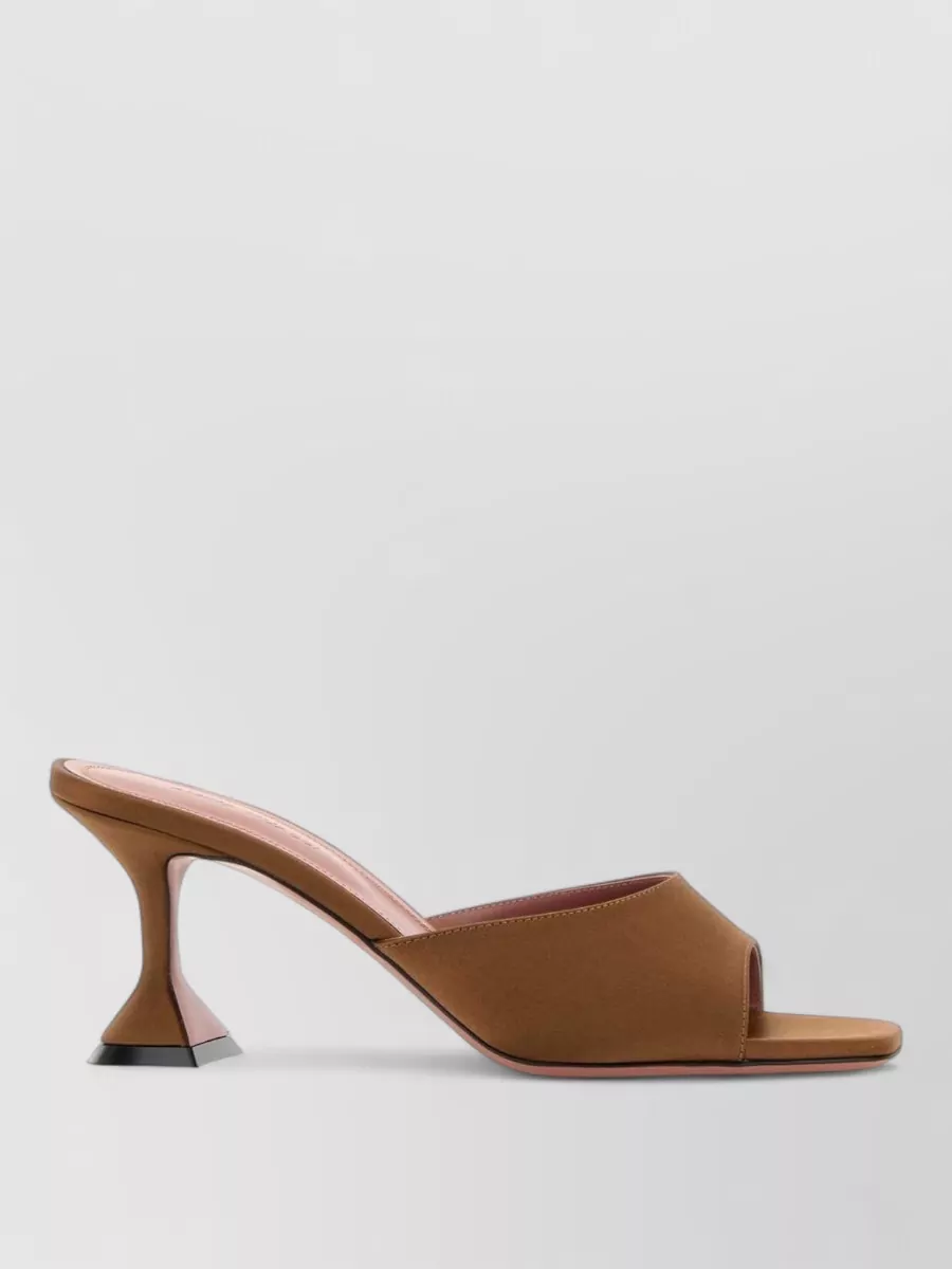Amina Muaddi Satin Mules