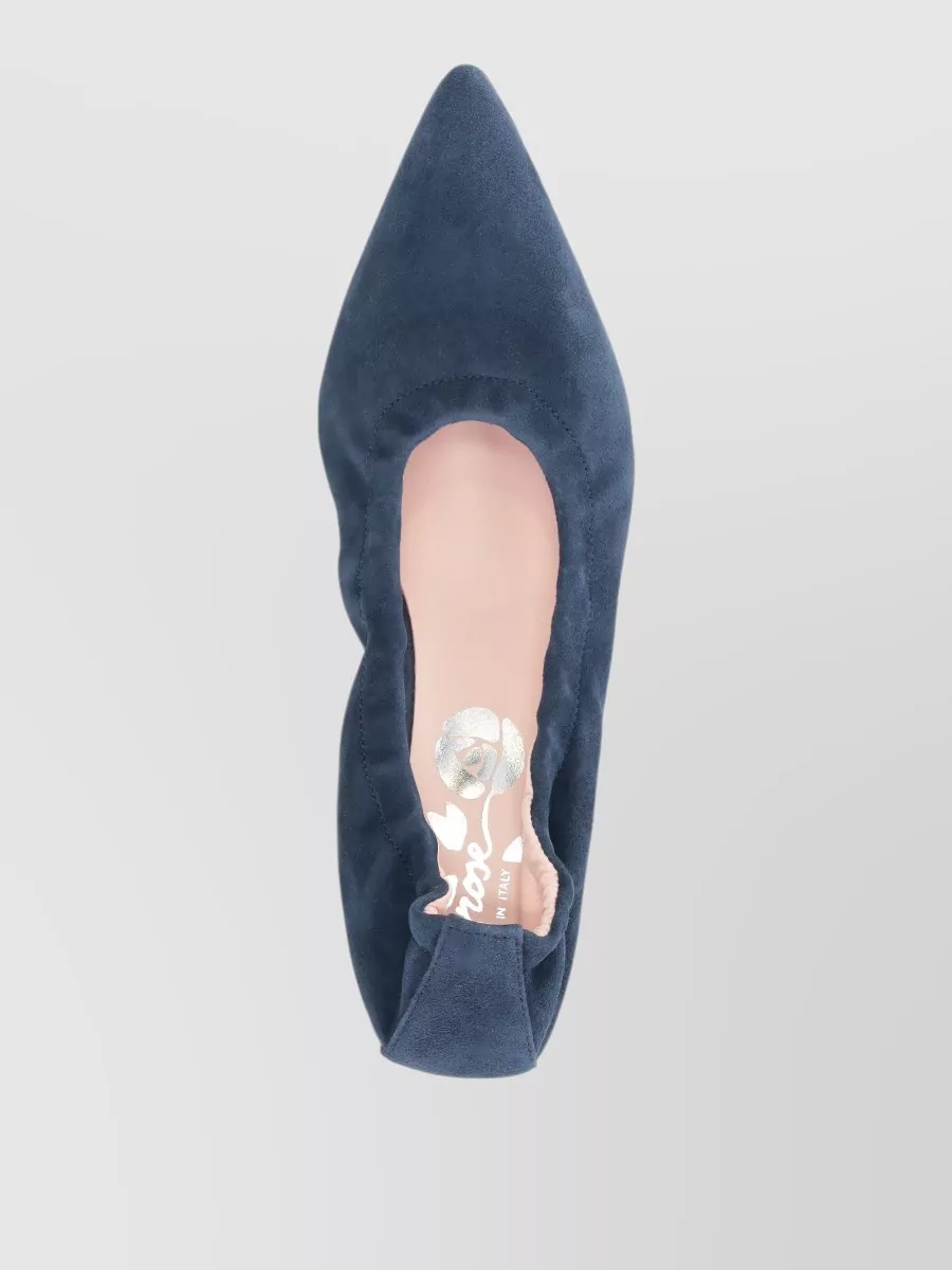 La Rose Suede Leather Pumps