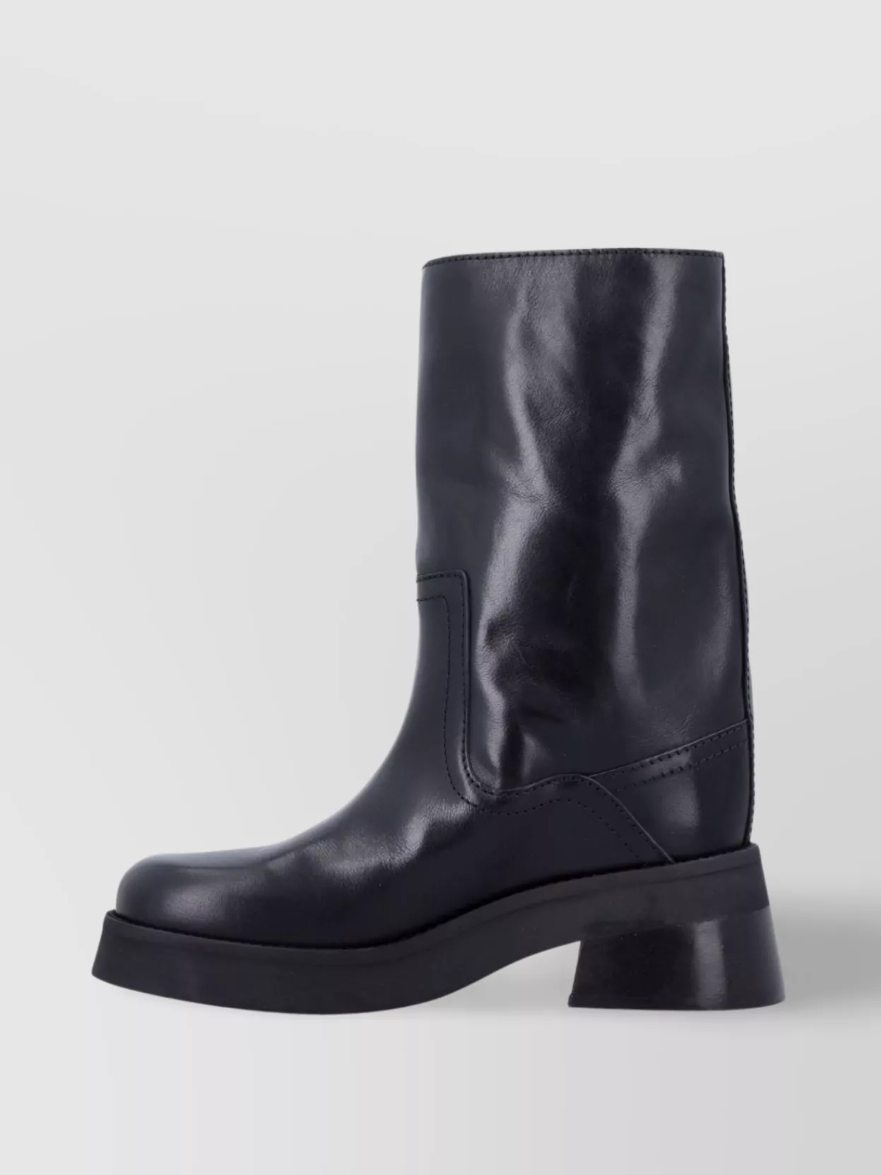 Miista Chunky Heel Ankle Boot Gunda