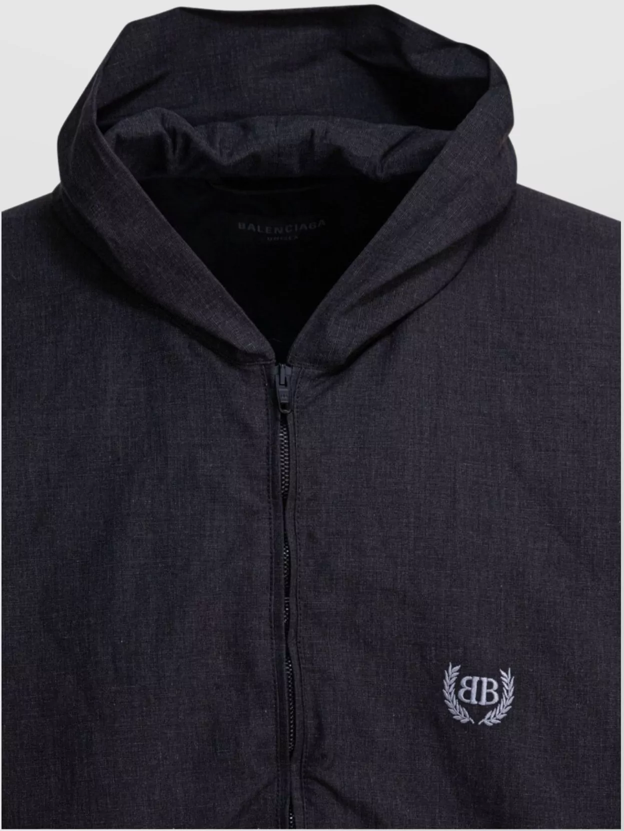 Balenciaga Hooded Jackets With Long Sleeves And Side Pockets
