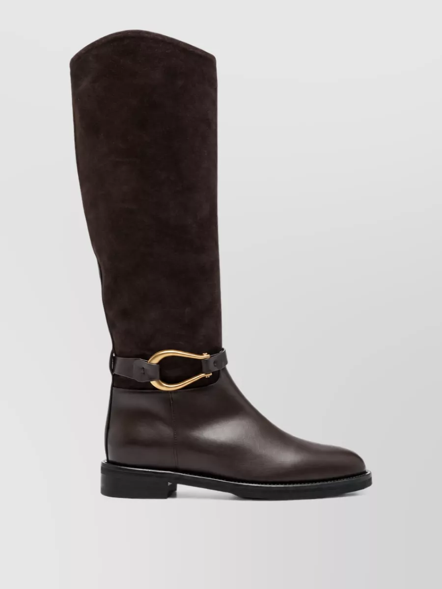 Roberto Festa suede leather ankle boots