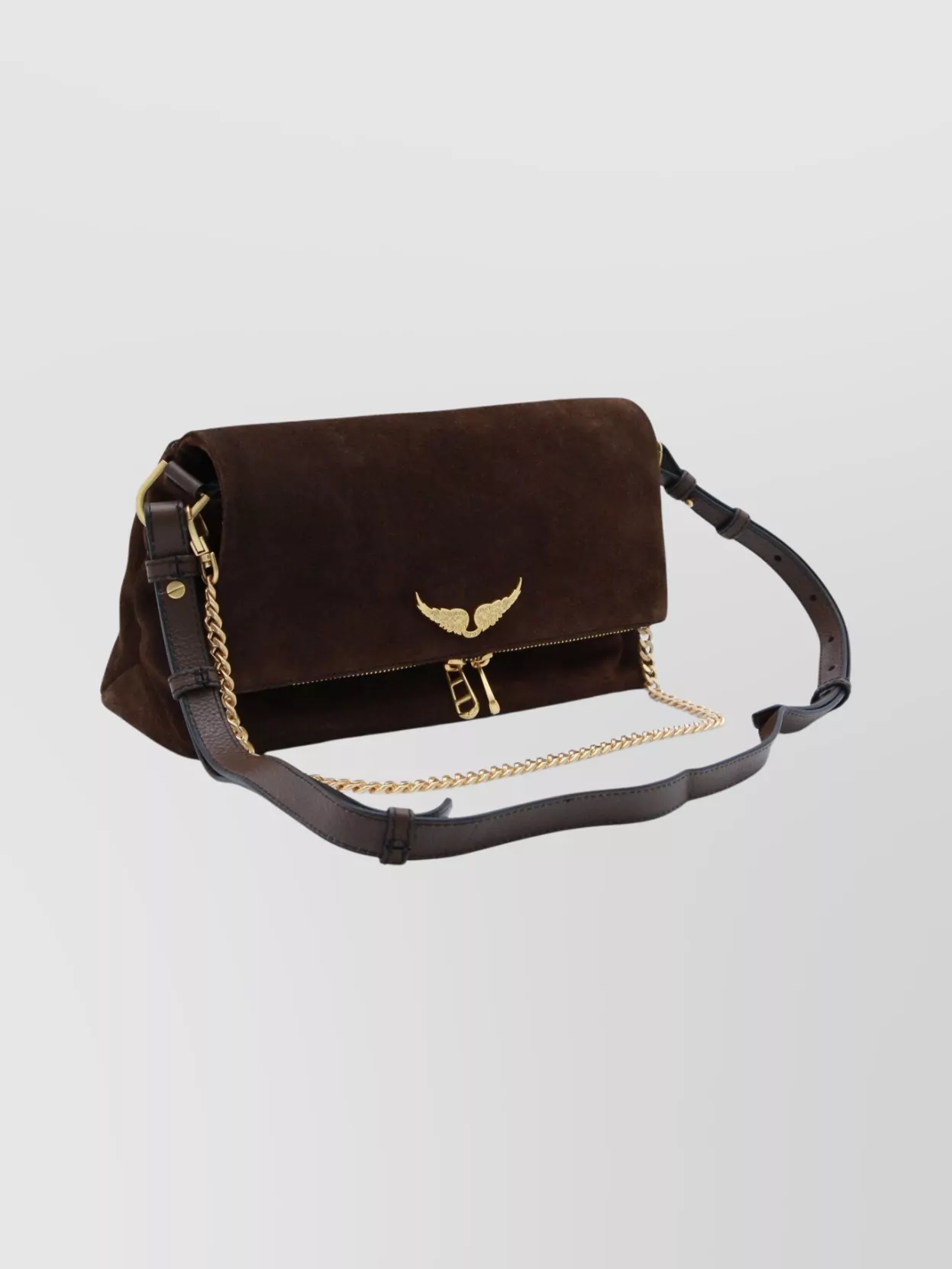 Zadig & Voltaire Chain Strap Shoulder Bag With Wing Detail