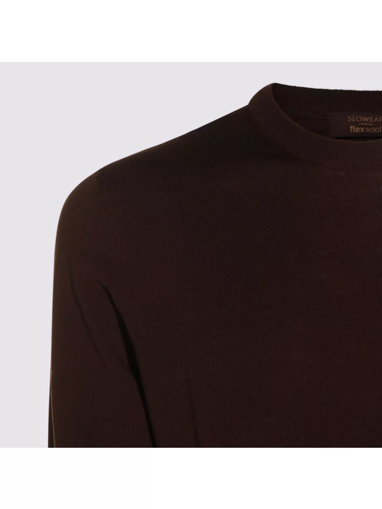 Zanone Long Sleeve Crew Neck Knit Sweater