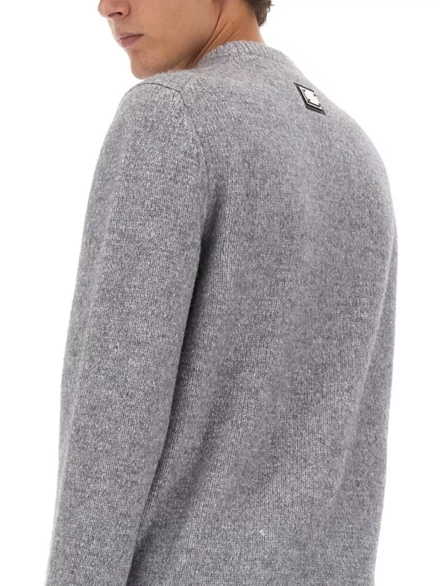 Dolce&Gabbana Logo-Plaque Jumper