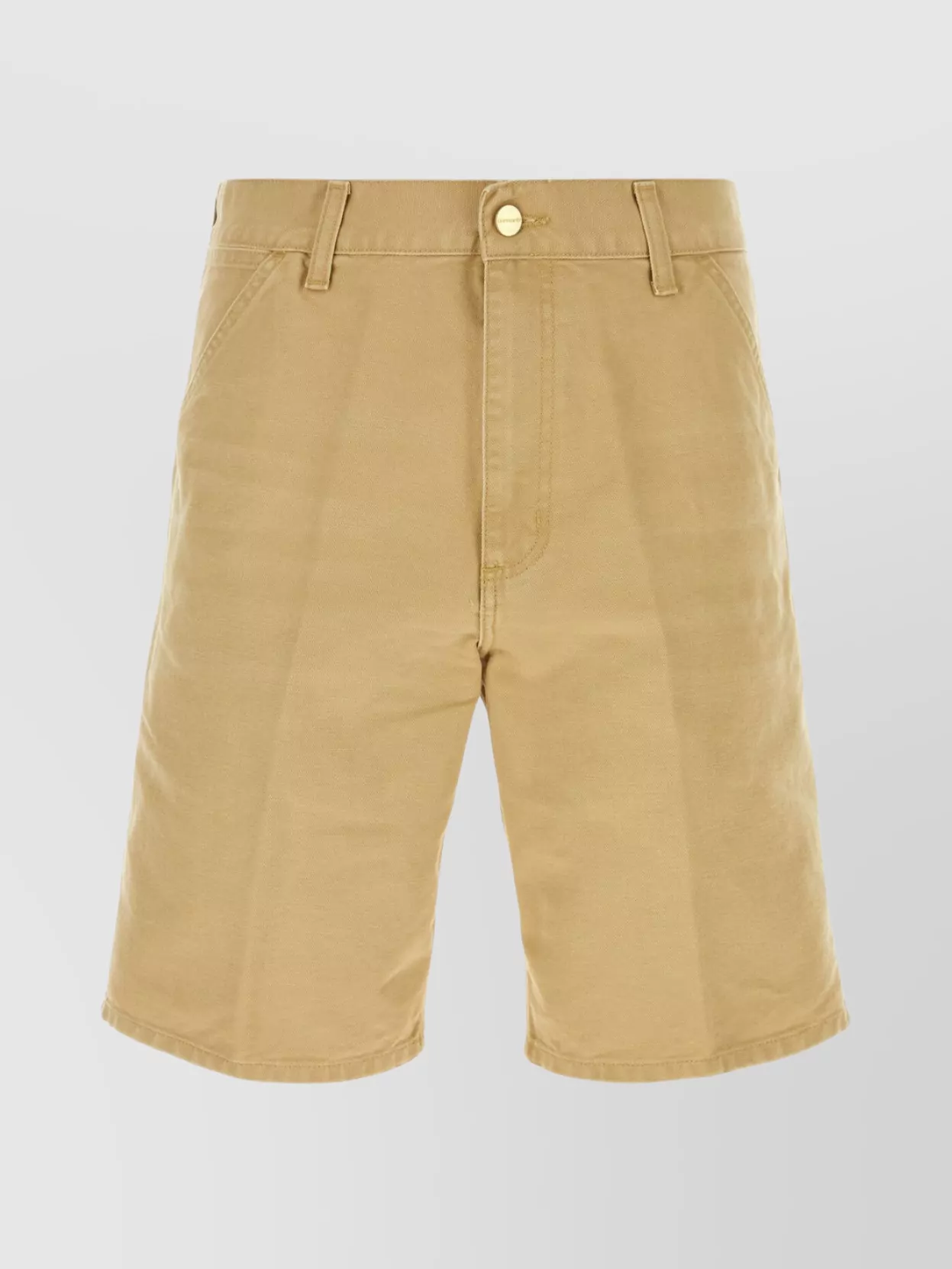 Carhartt Knee-length Cotton Cargo Shorts In Yellow