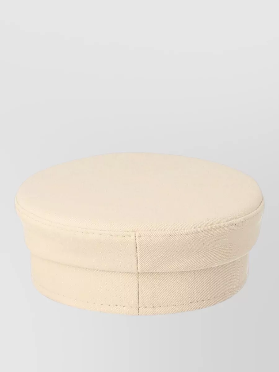 Ruslan Baginskiy Flat Top Hat Embroidered Detail Design