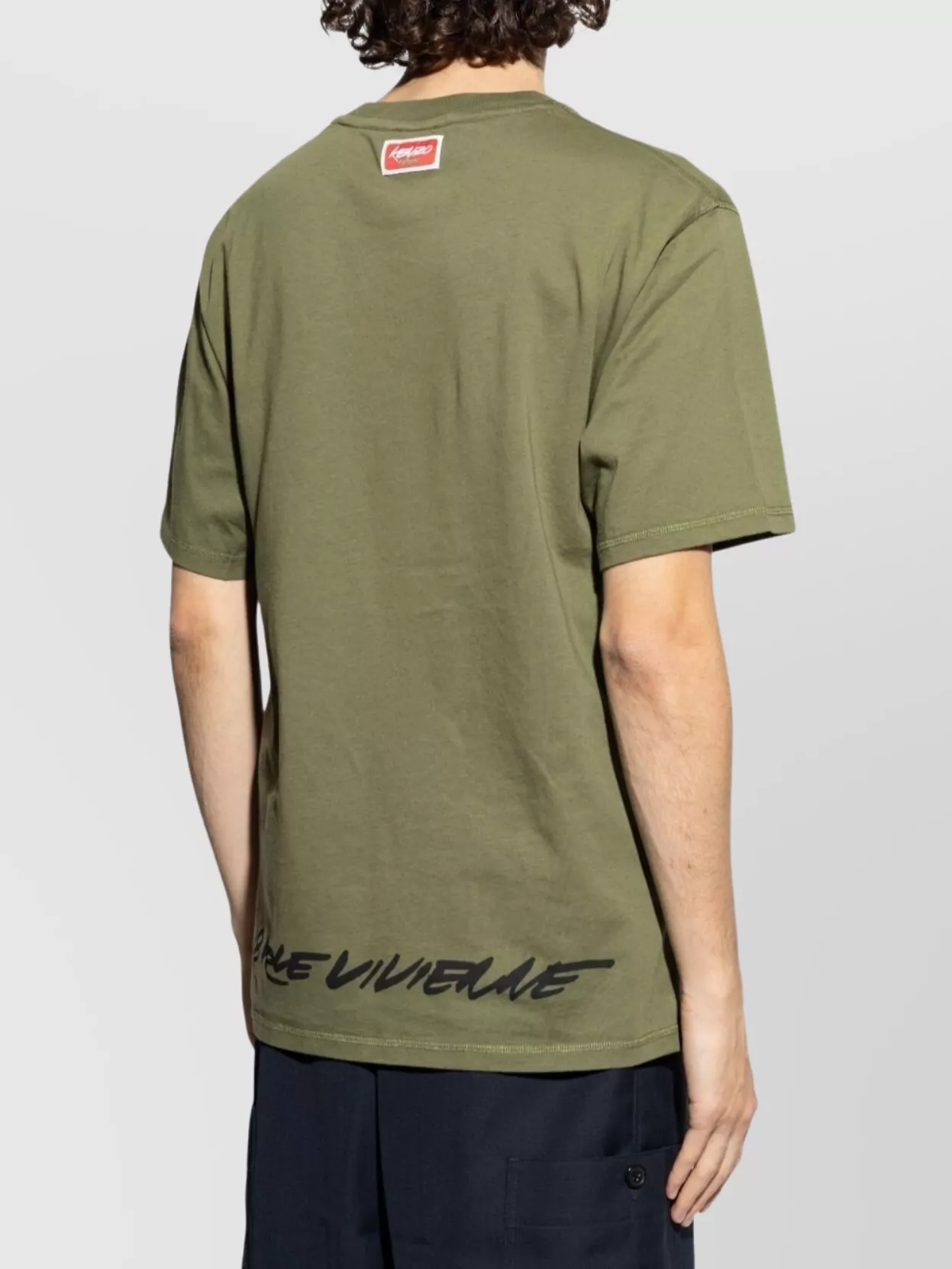 Kenzo Round Neck T-Shirt With Short Sleeves And Straight Hem