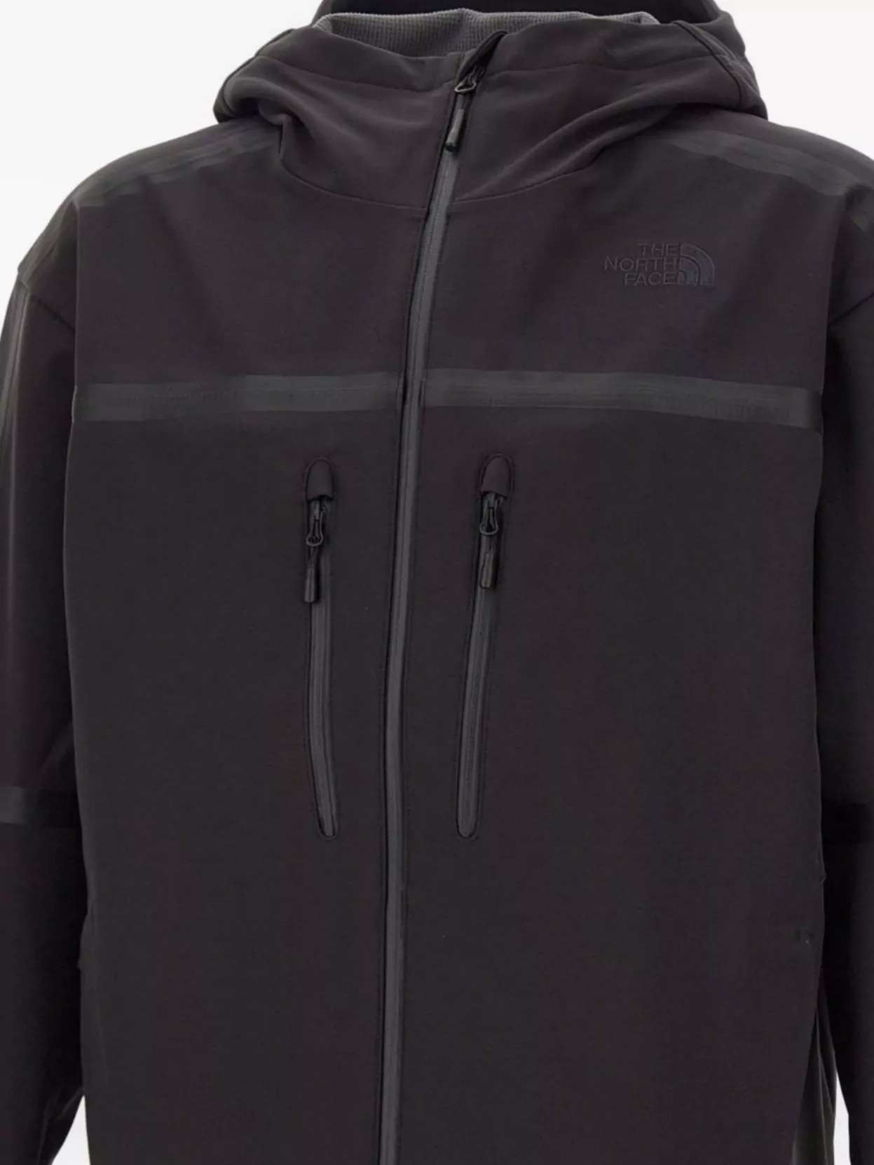 The North Face Hooded Jacket Featuring Adjustable Cuffs