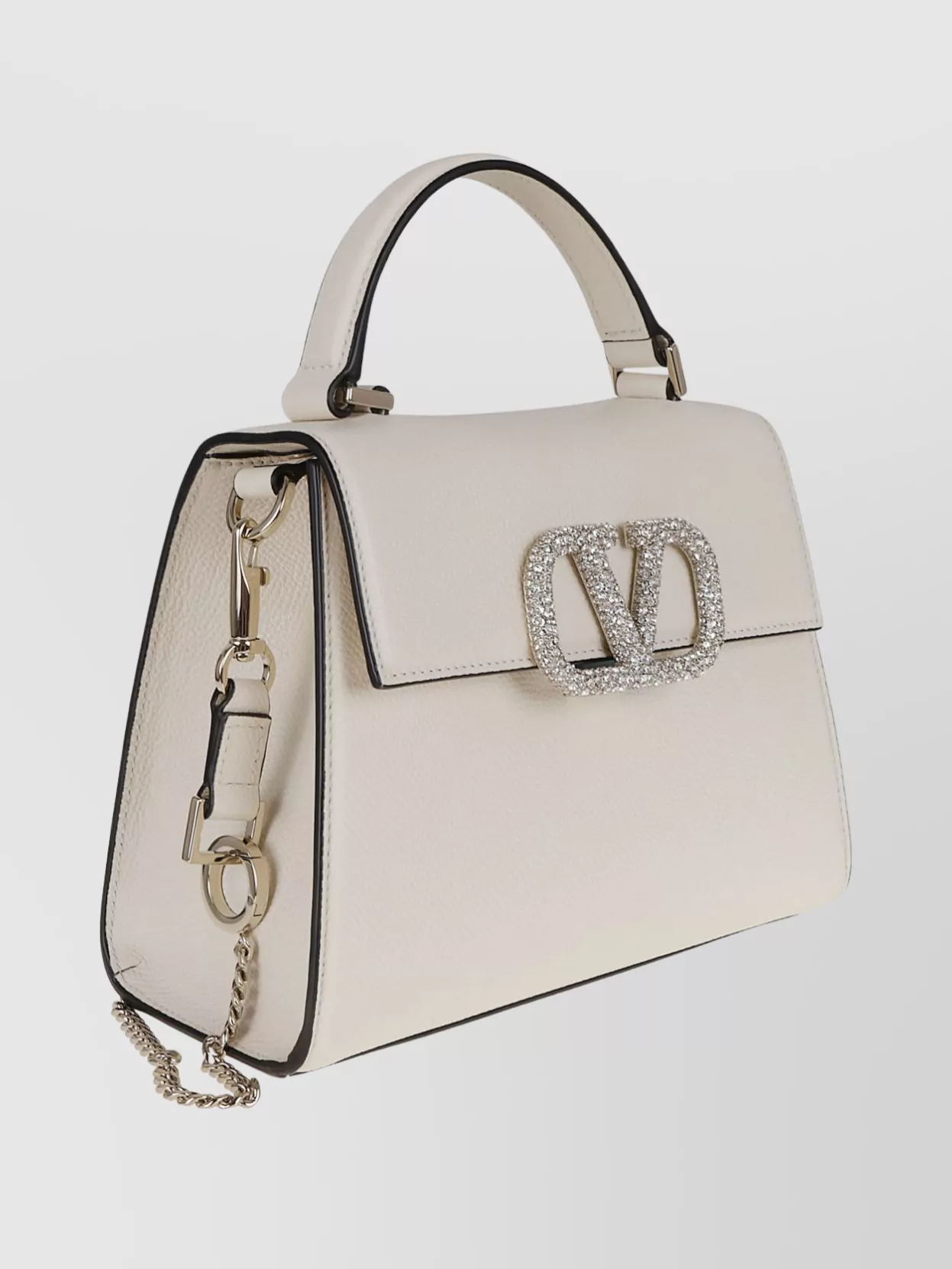 Valentino Garavani Small Bag With Top Handle And Chain