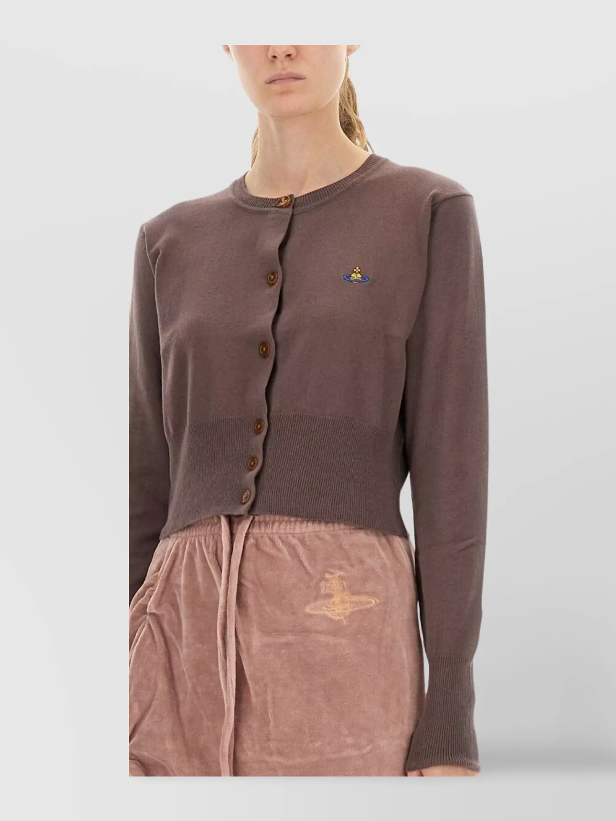 Vivienne Westwood Knitwear With Crew Neck And Ribbed Hem