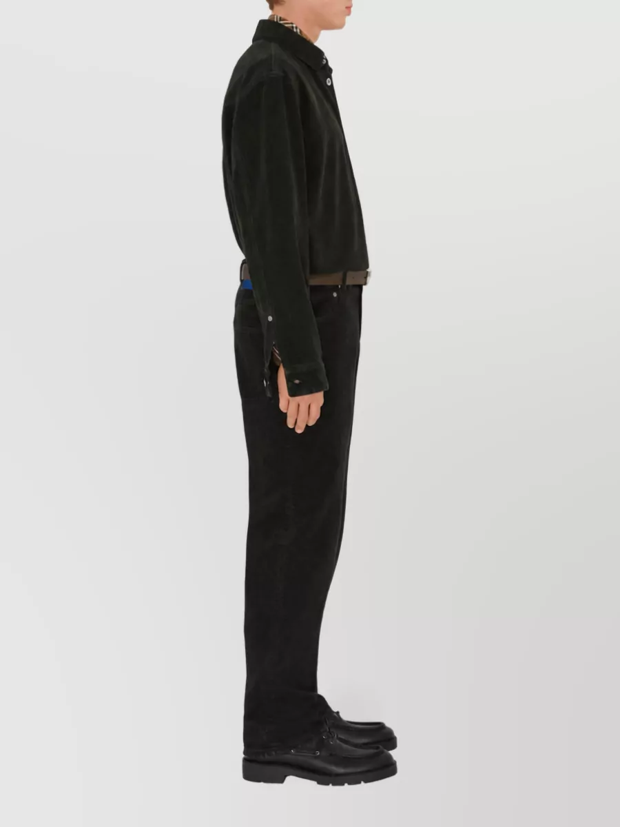 Burberry Cotton Straight-Leg Trousers