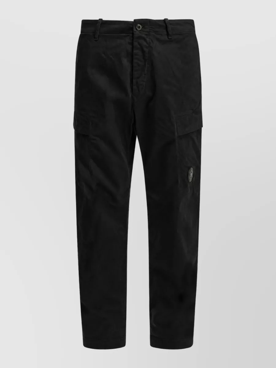 C.P. Company Stretch cotton satin regular-fit cargo pants