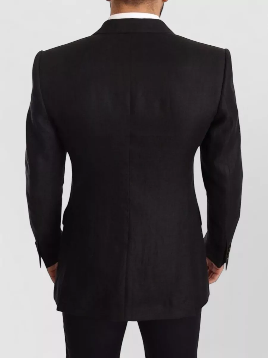 Dolce&Gabbana Linen Slim-Fit Suit Jacket