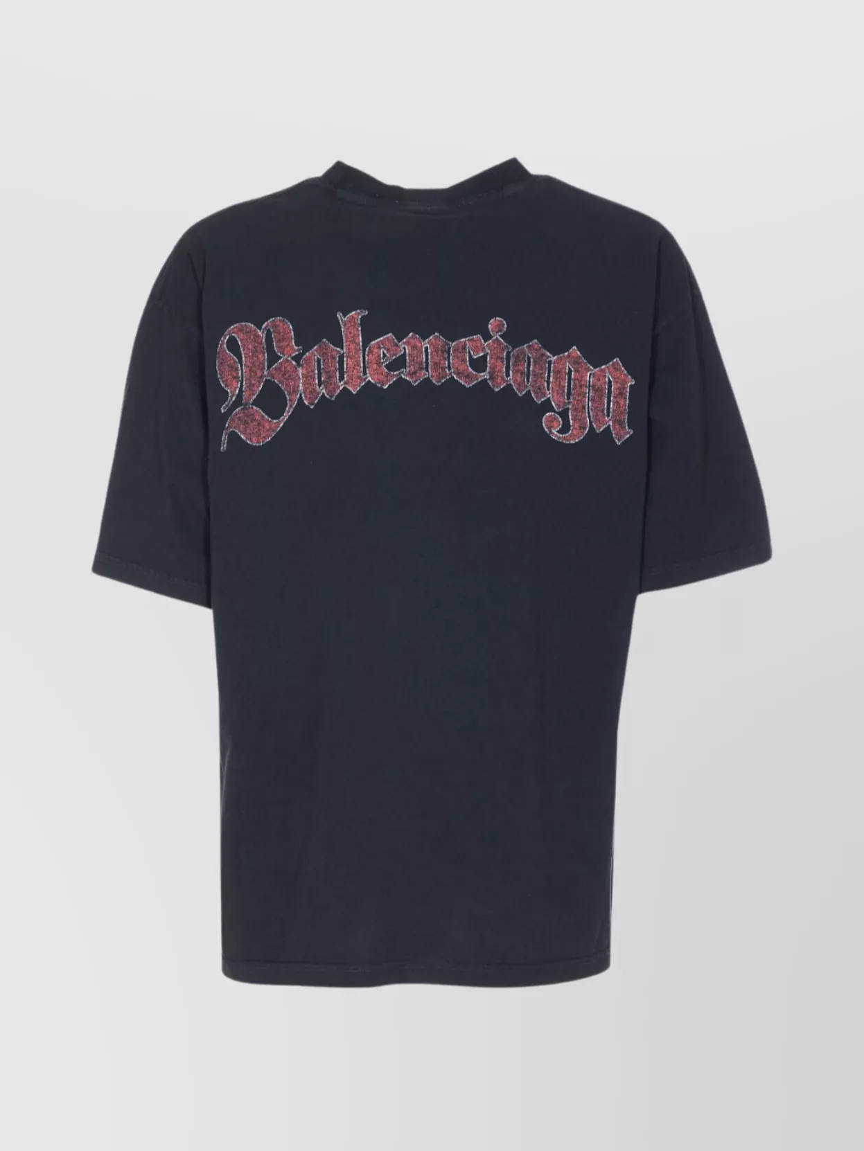 Balenciaga Oversized Graphic Print Crewneck T-Shirt