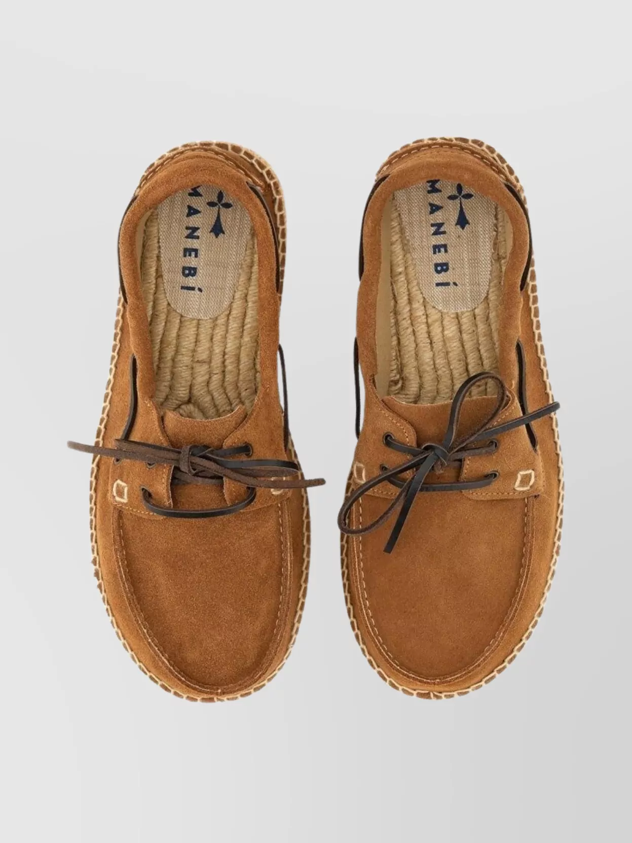 Manebi Suede Espadrille Boat Style Footwear