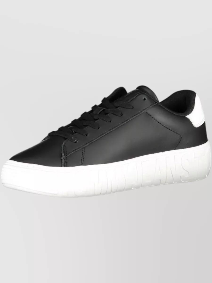 Tommy Hilfiger Leather Lace-Up Sneakers