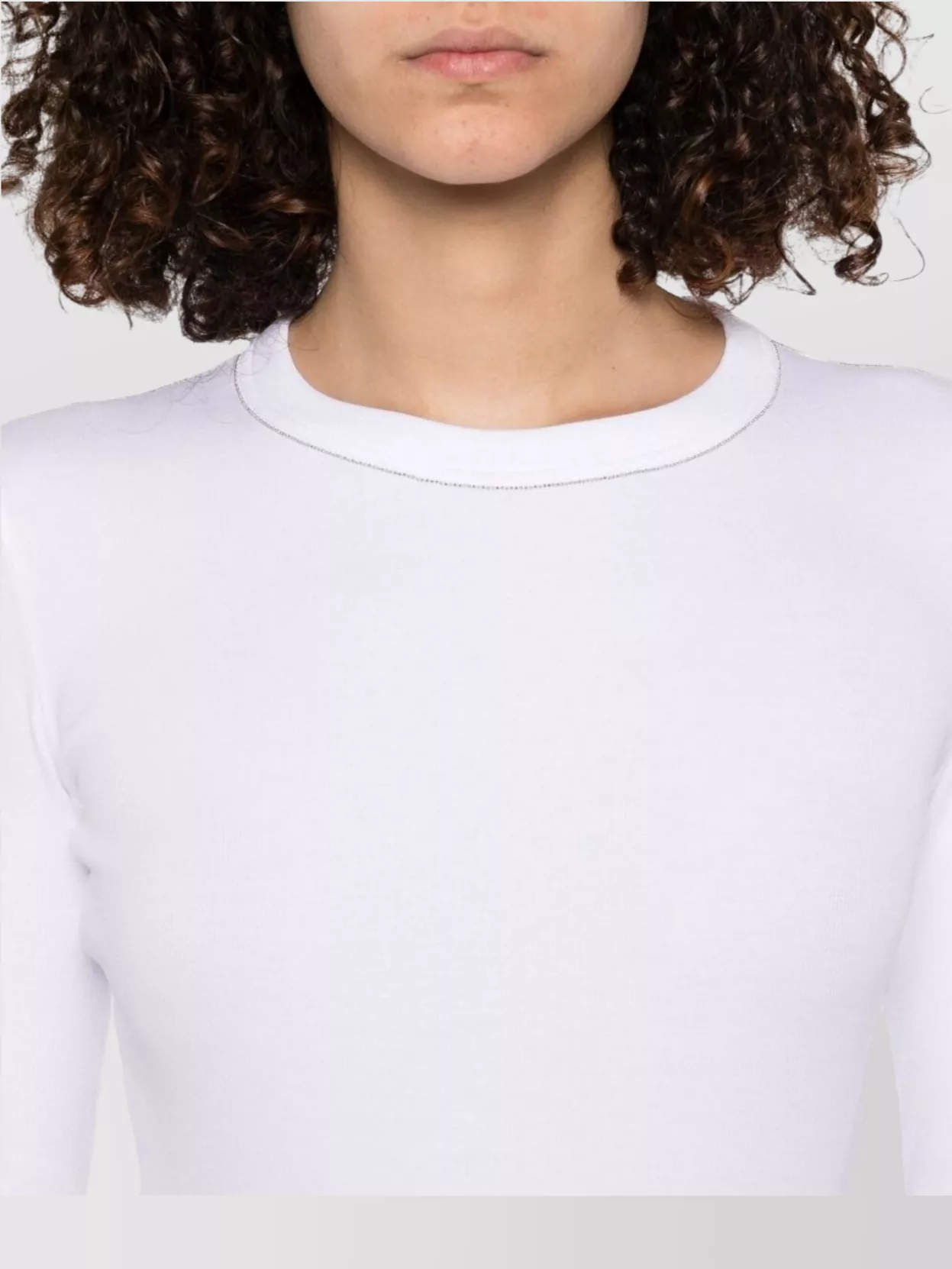 Fabiana Filippi Crewneck Cotton Knit Sweater