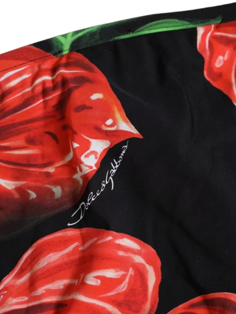 Dolce&Gabbana Floral-Print Bikini Bottoms