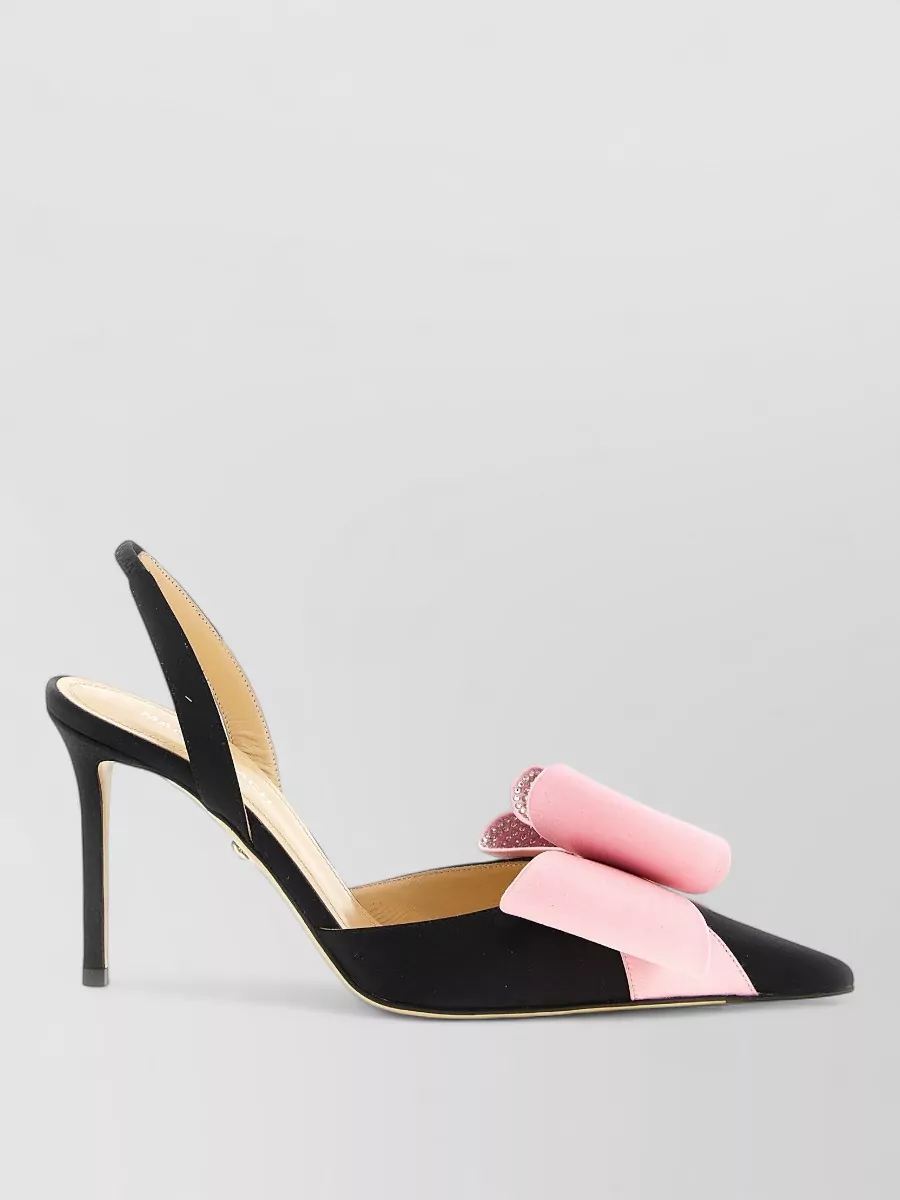 Mach & Mach Le Cadeau Slingback Pumps Bow Detail