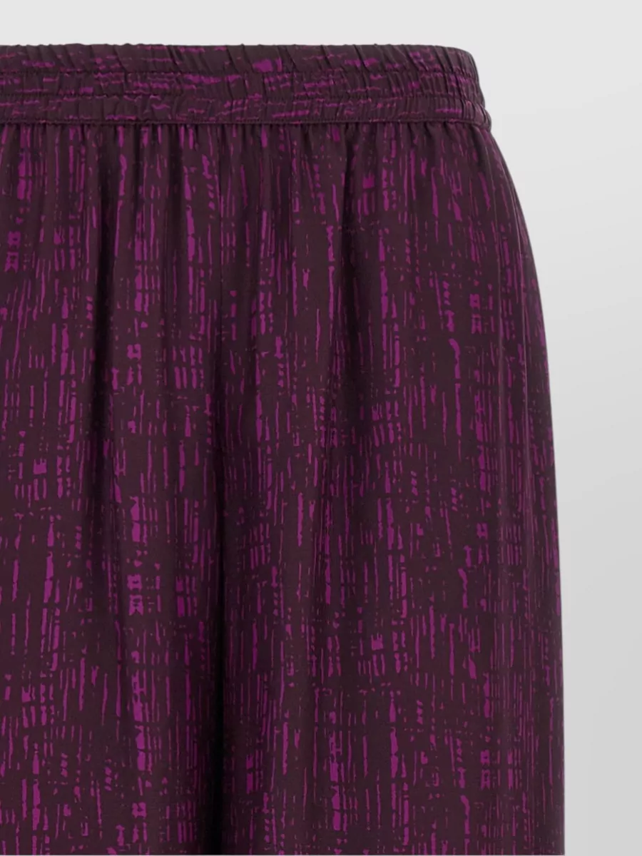 Gianluca Capannolo Abstract Print Wide Leg Palazzo Trousers