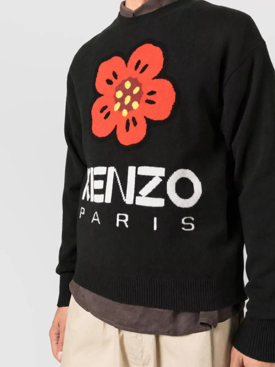 Kenzo Embroidered Wool Jumper