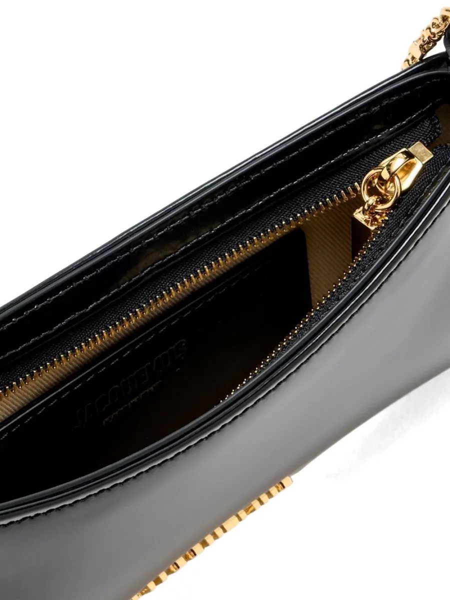 Jacquemus Le Petit Bisou Chaine Leather Shoulder Bag