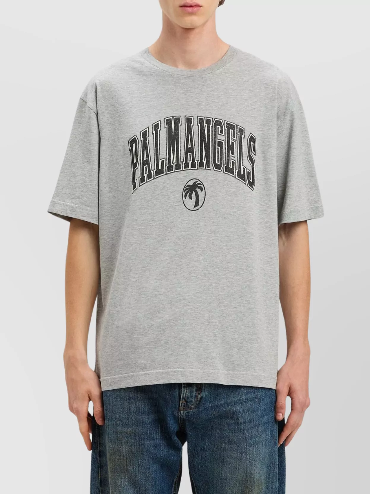 Palm Angels University Crew Neck T-Shirt
