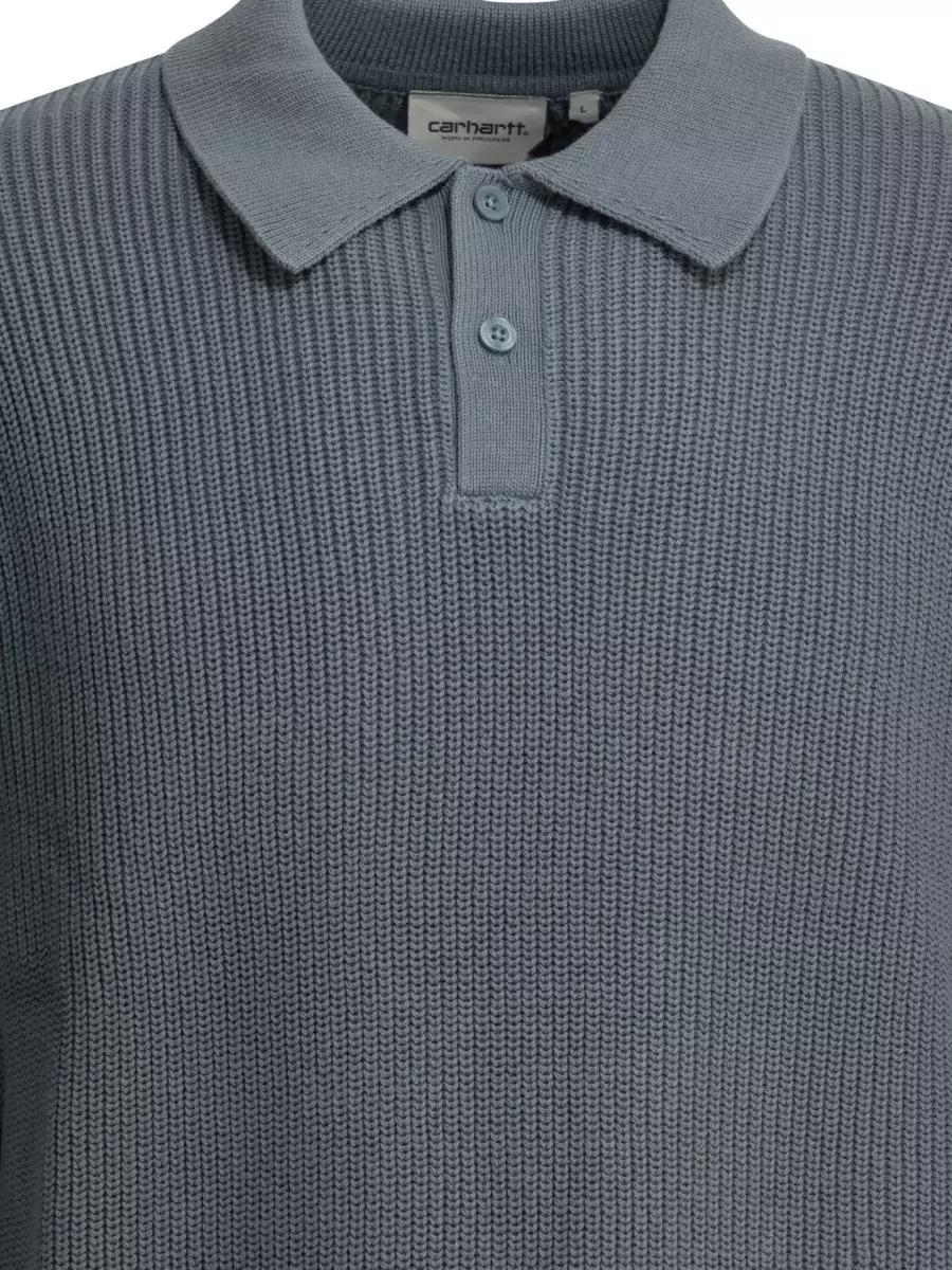 Carhartt Wip Ribbed Long-Sleeve Polo Shirt