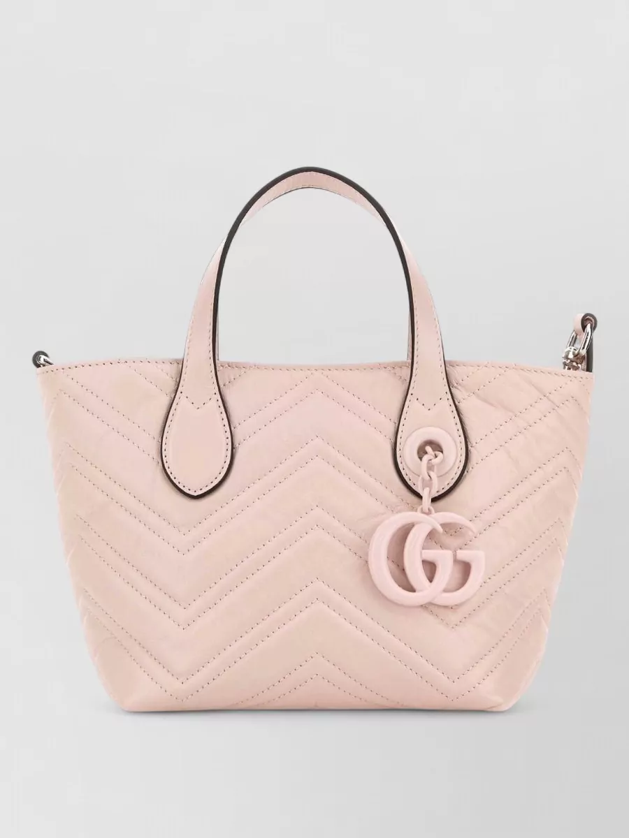 Gucci Gg Marmont Small Leather Tote Bag