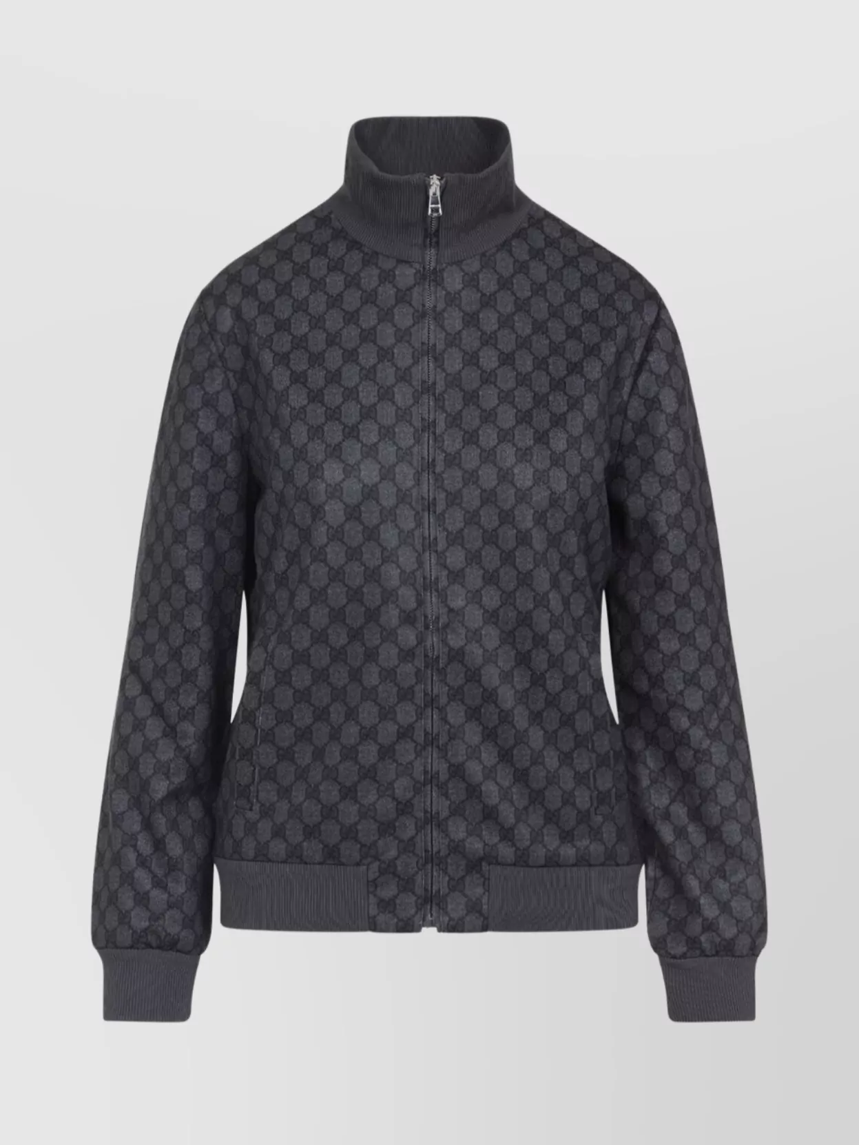 Gucci Gg Logo Fullzip Sweatshirt