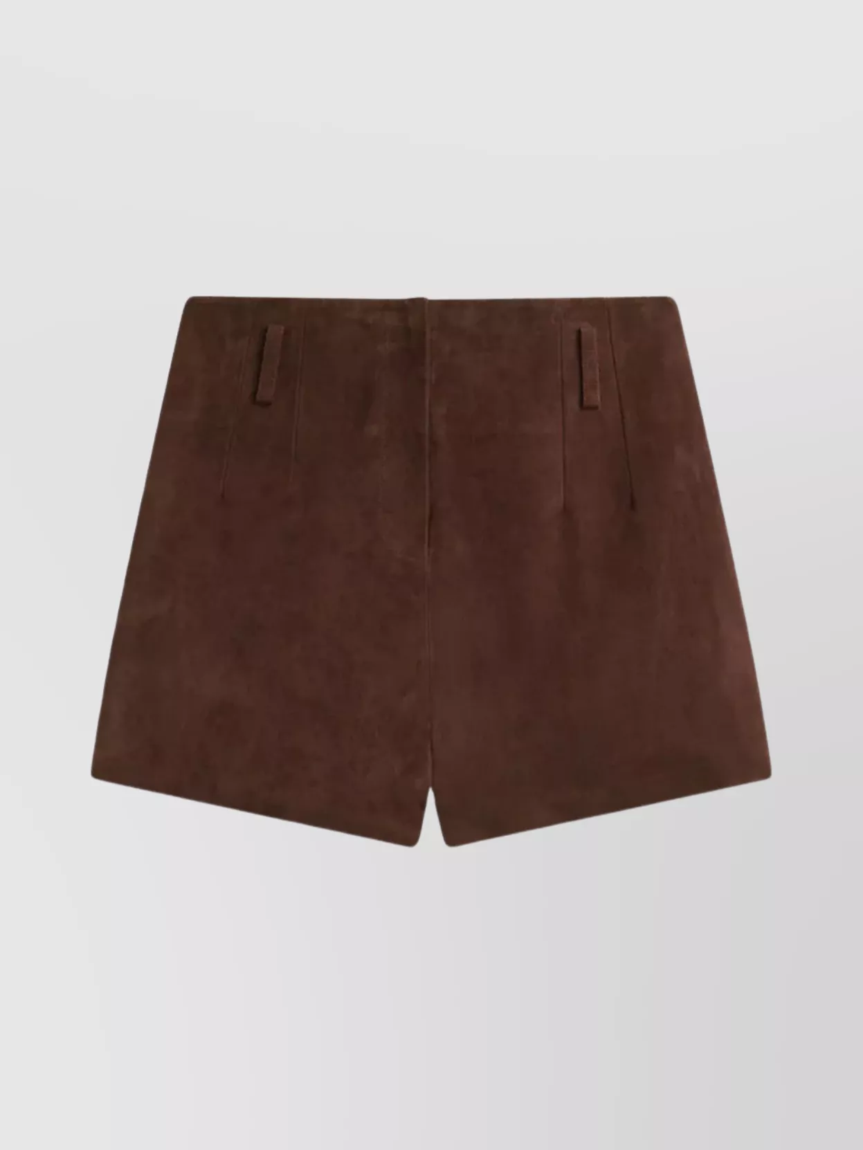 The Frankie Shop Lise High Waist Suede Shorts