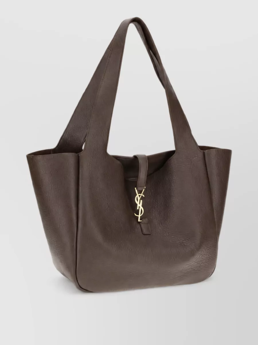 Saint Laurent calf leather tote bag