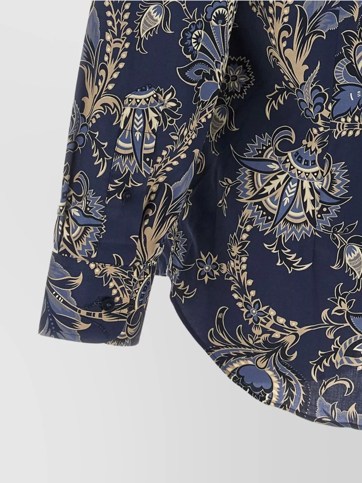 Etro Floral Pattern Button-Down Collar Shirt