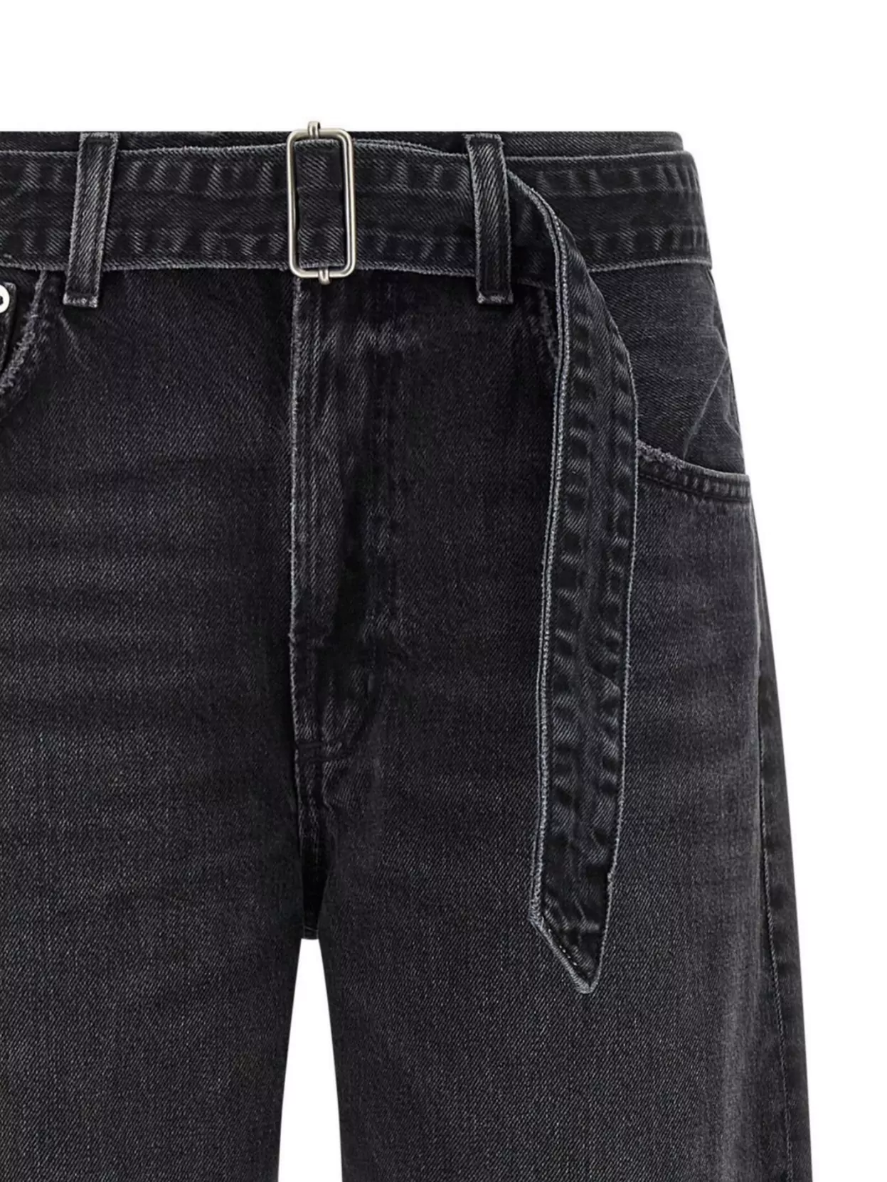 Agolde Tapered Cuffed Jeans Belted Waist