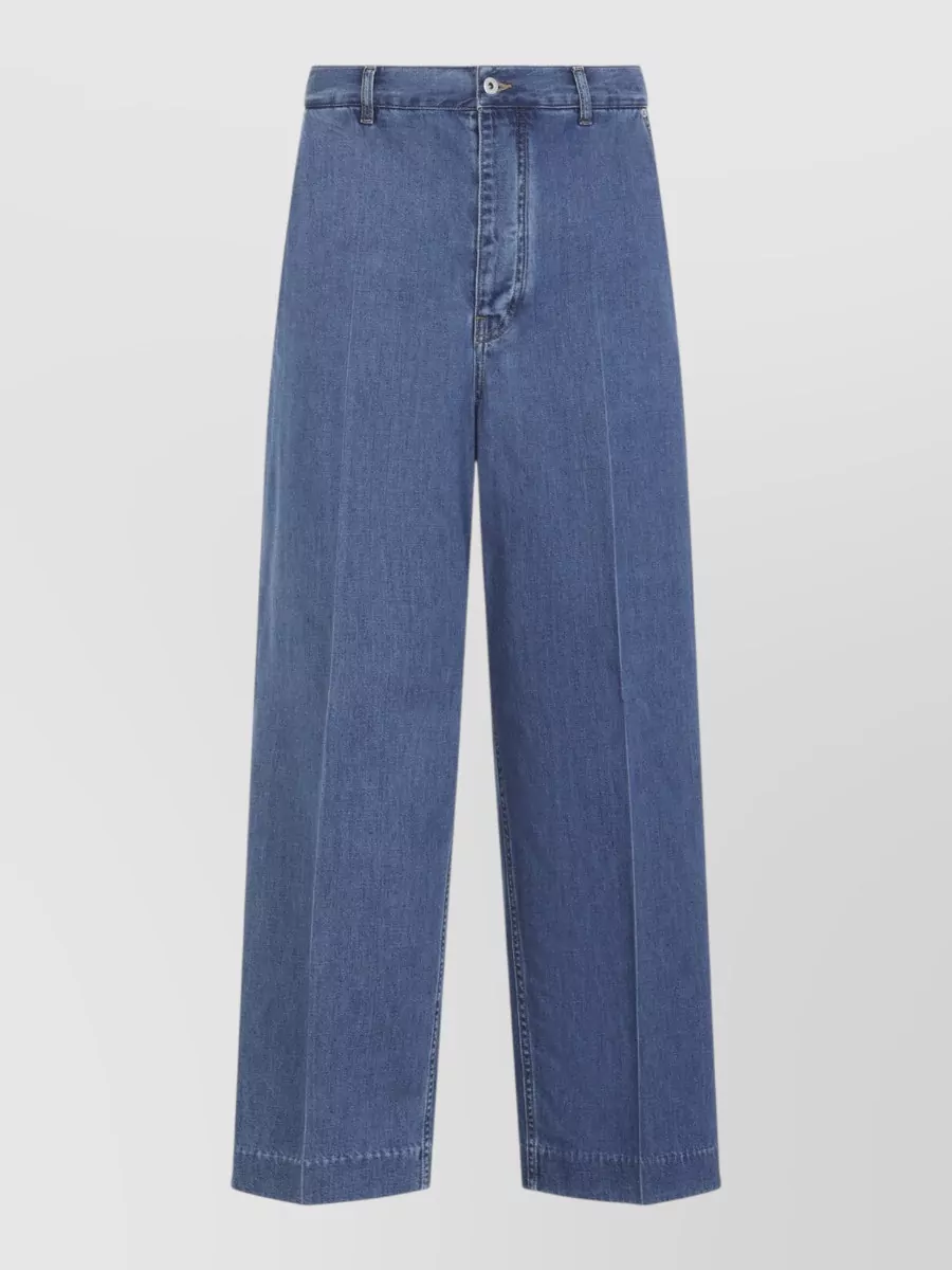 Bottega Veneta Denim High-Rise Straight-Leg Jeans