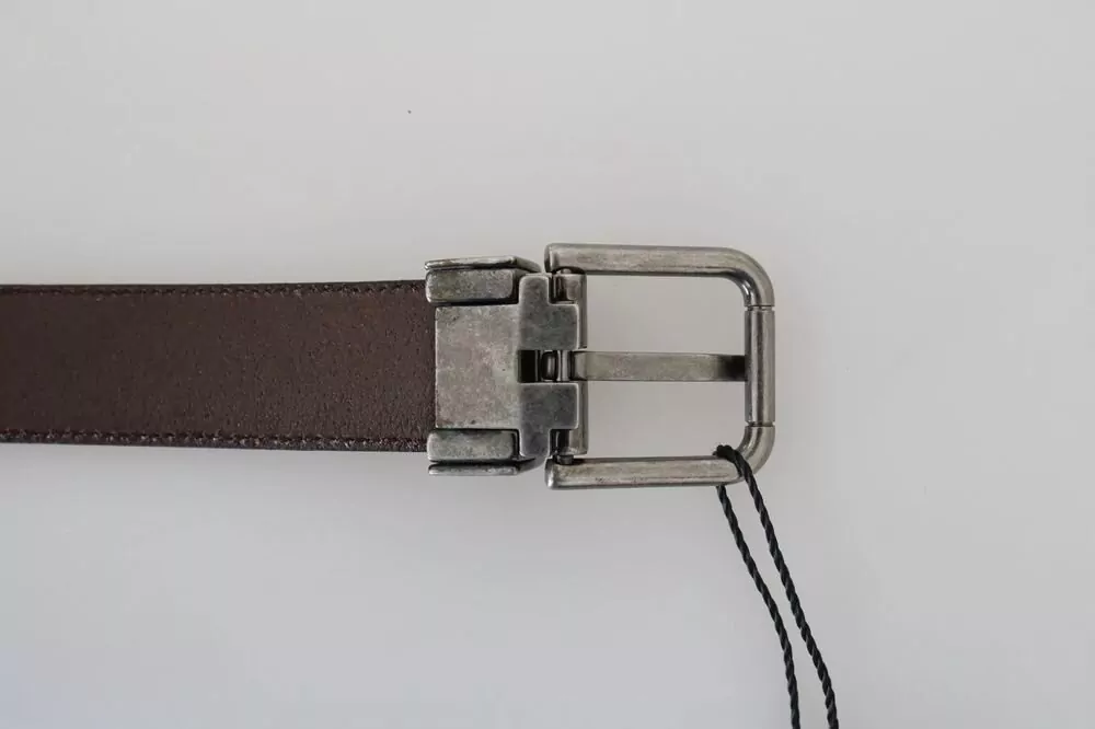 Dolce&Gabbana Perforated Leather Belt