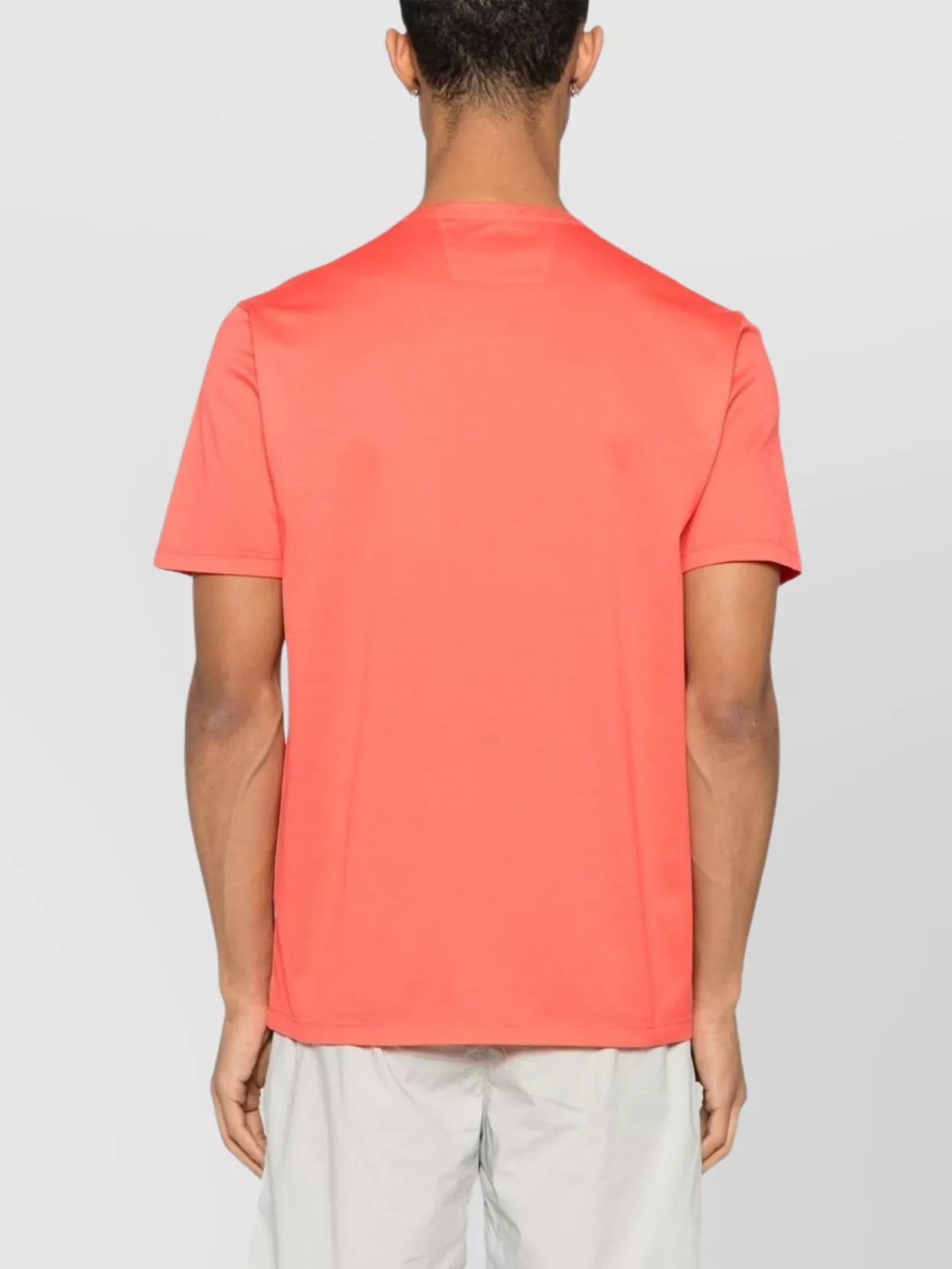 C.p. Company Crew Neck Cotton T-Shirt Patch