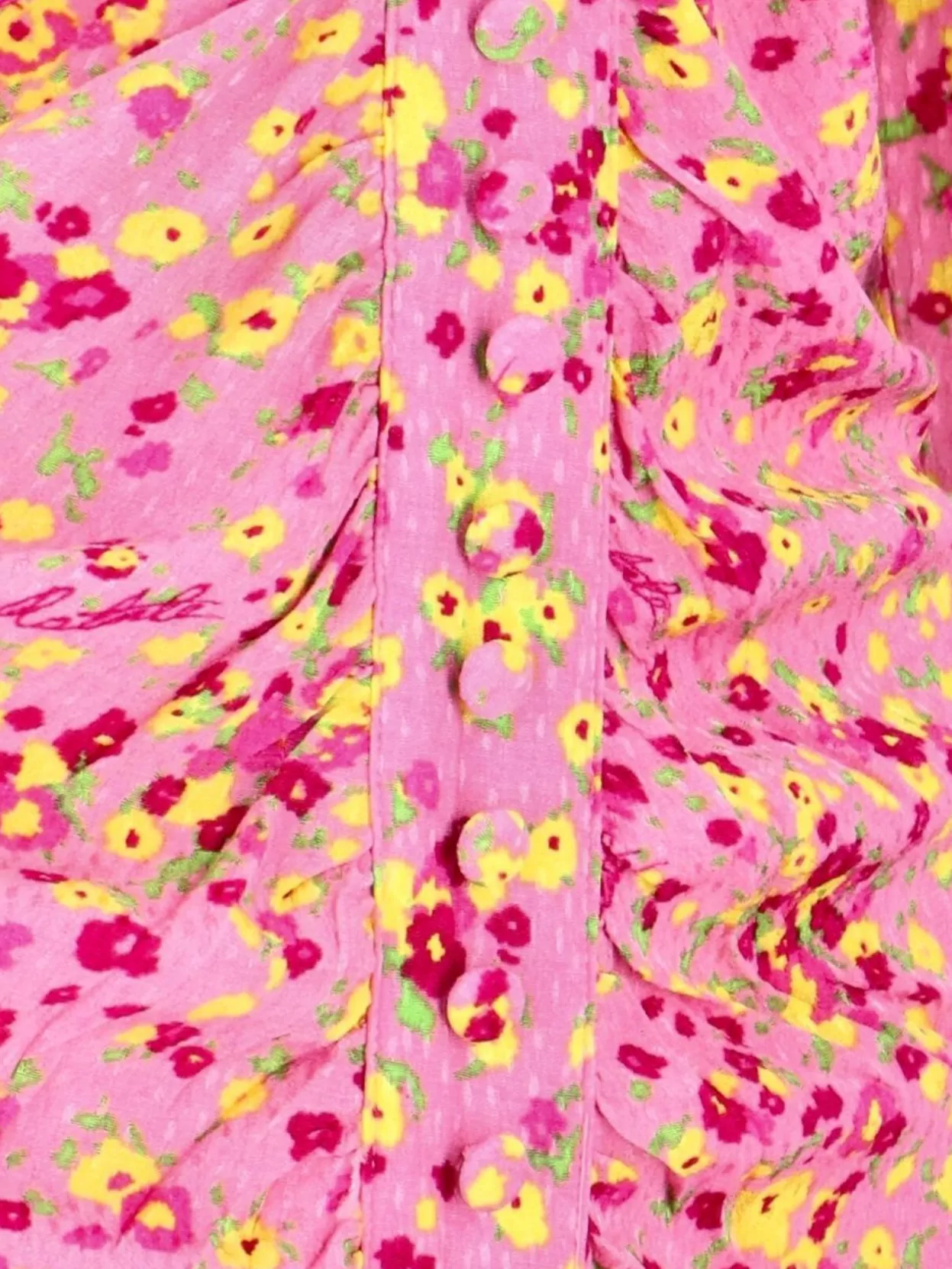 Rotate Birger Christensen Rotate By Birger Christensen Floral Mini Dress In Pink