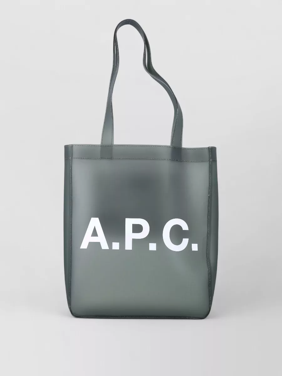 A.P.C. Lou transparent tote bag