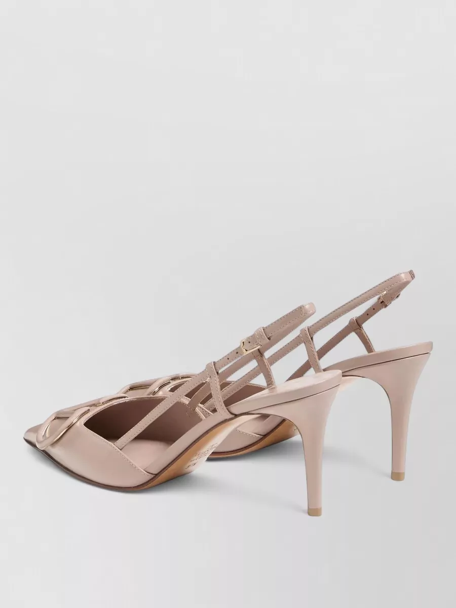 Valentino Leather Slingback Pumps